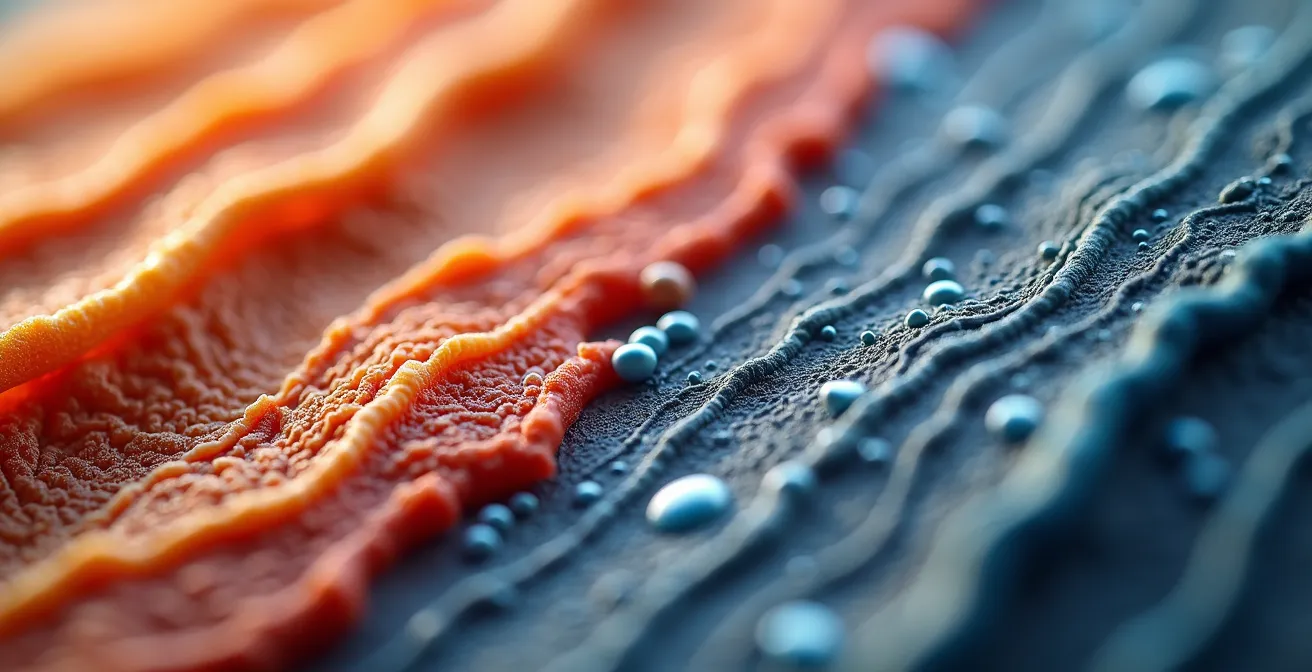 Makroaufnahme zeigt Interferenz-Effekt zwischen AMPK und mTOR in Muskelzellen